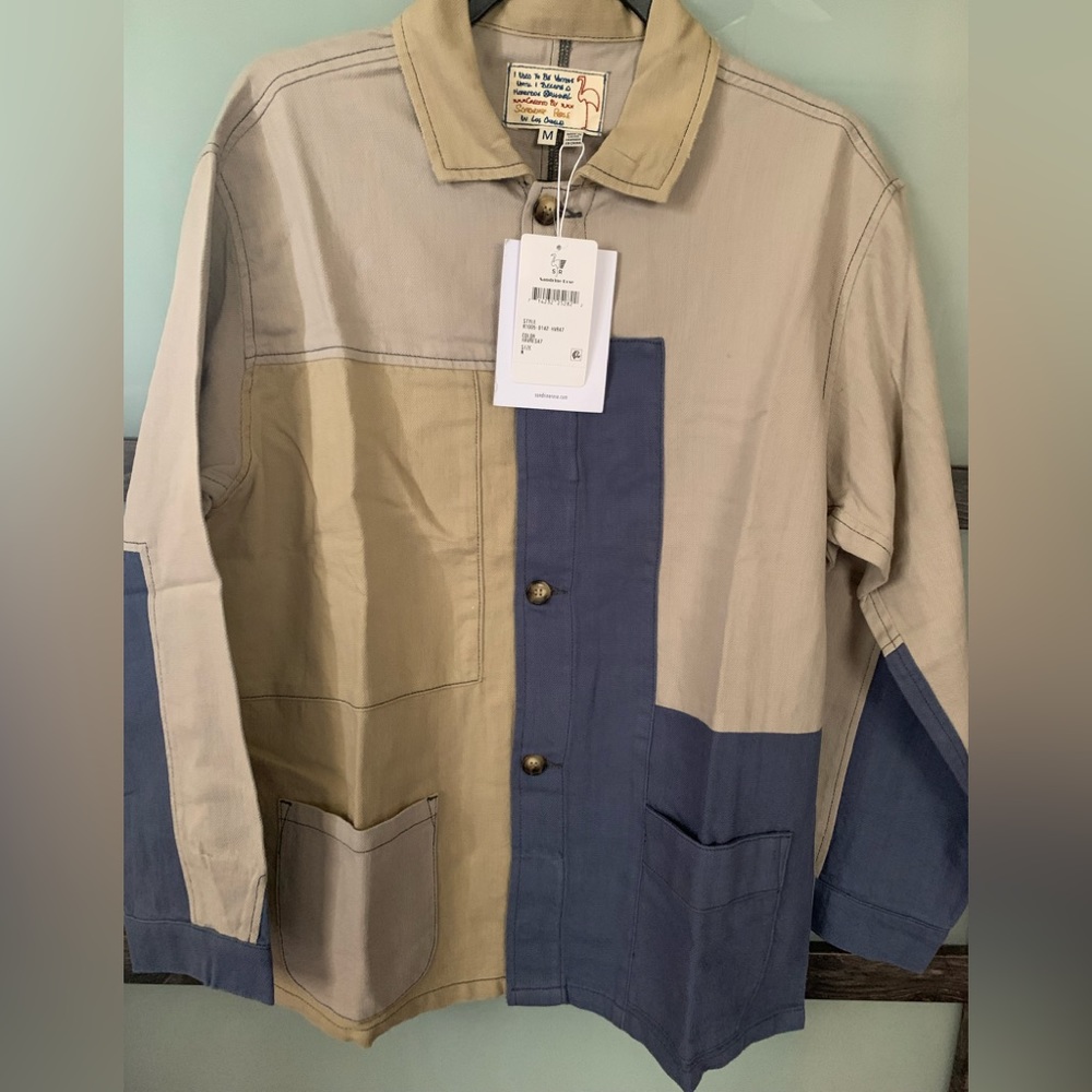 Sandrine Rose x Free people button down shirt /shacket sz medium NWT